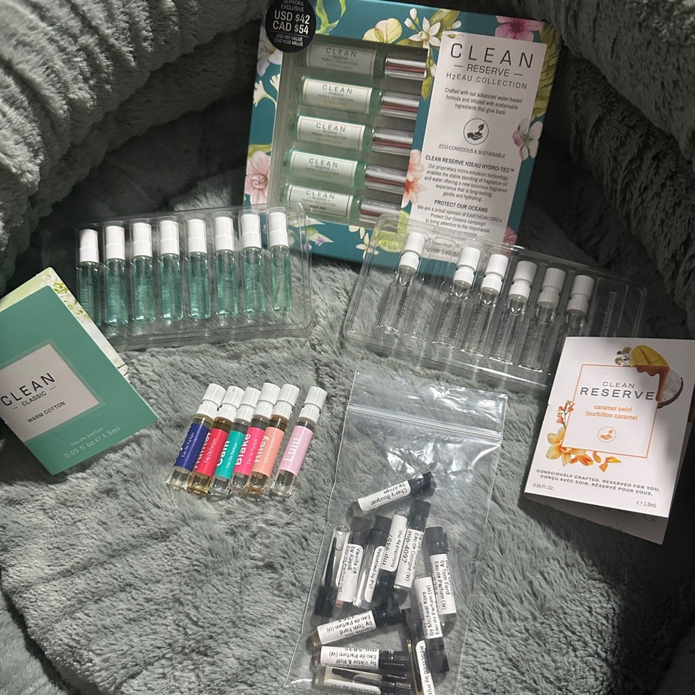 Clean Reserve Fragrance Samples + others